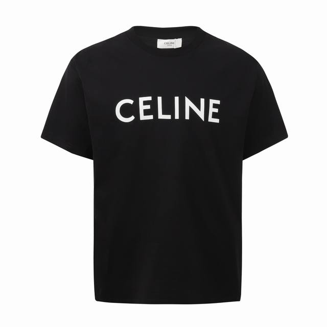 celine 赛琳 经典字母印花基础款短袖T恤 ce气质清爽干净的短袖T恤 夏天T恤季到了 你准备好了吗 精选厚实的平织棉布制作 面料质感瓷实很显气质 高克重的