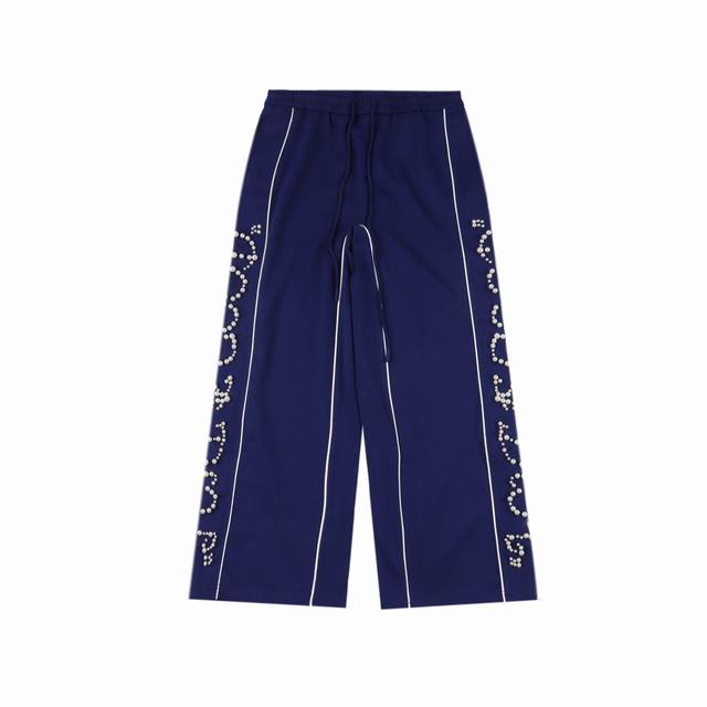 goodbrand Love Is Good 珍珠休闲裤 男女同款 500克重面料 颜色 黑色 蓝色 尺码 S M L Xl