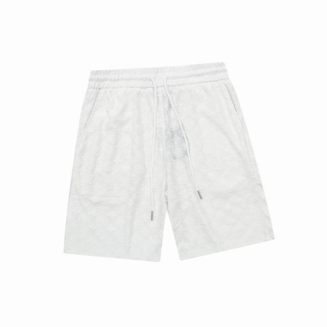 路易威登 Louis Vuitton 夏季新款 老花提花休闲短裤 定制面料采用威化布织法 提花针织工艺 版型紧致立体 定制裤绳五金质感强 顺滑上身舒适透气男女同