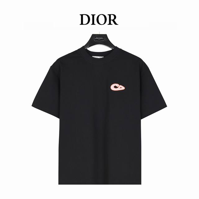 dior 迪奥 25Ss 蛇年限定榻榻米刺绣短袖T恤 原版7400购入 1比1完美还原 原版定制260G全棉布料定染螺纹染色原版一致 t 恤来自 Do And