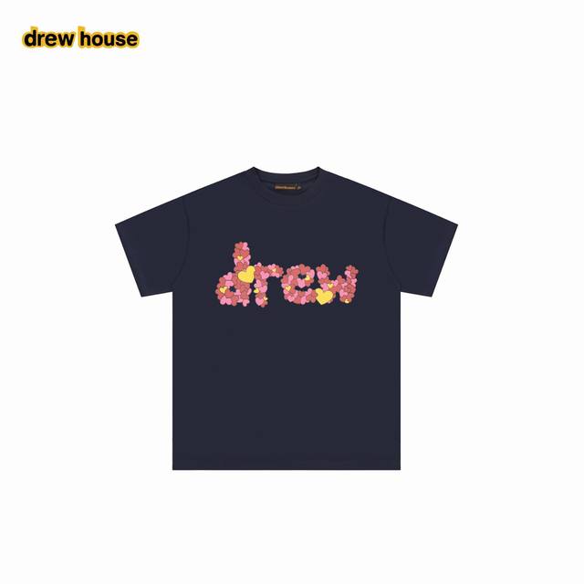 drew House 笑脸 25Ss 爱心涂鸦短袖 去掉华丽的文案 直接来到细节 每个款的水洗麦编码 主麦 包装编码 均与原版相同 一版一码 正确版型 和原版一