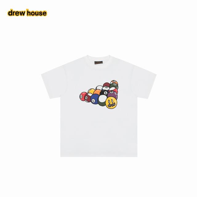 drew House 笑脸 25Ss 桌球涂鸦短袖 去掉华丽的文案 直接来到细节 每个款的水洗麦编码 主麦 包装编码 均与原版相同 一版一码 正确版型 和原版一