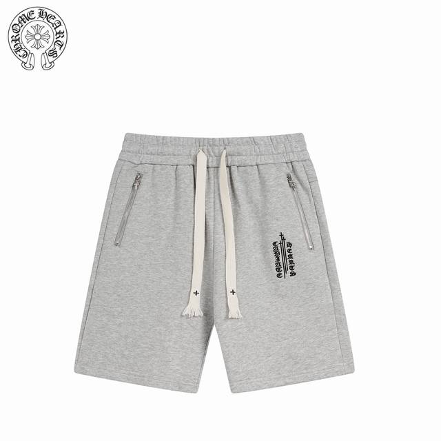 chrome Hearts 克罗心 25Ss 刺绣皮标短裤 克罗心 重磅推荐 2025Ss夏装新品 专柜品质 系列图案Logo短裤 五金配套 必须人手一件的节奏