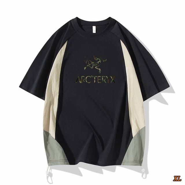 Arc Teryx始祖鸟 独家实拍上新夏季高品质短袖T恤重磅痞帅插肩袖撞色拼接高街宽松休闲半袖体恤 本季主打 货源充足 放心主推 高端品质 经典设计 做工出色