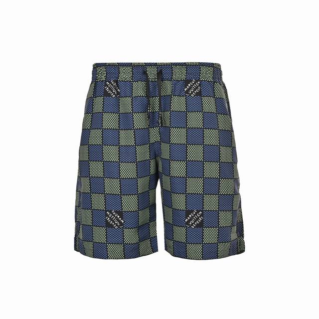 louis Vuitton 路易威登 25Ss Damier棋盘格短裤 2025 Lv新款短裤 以摩登视角诠释 Damier 格纹 翻转即现全幅 Monogra