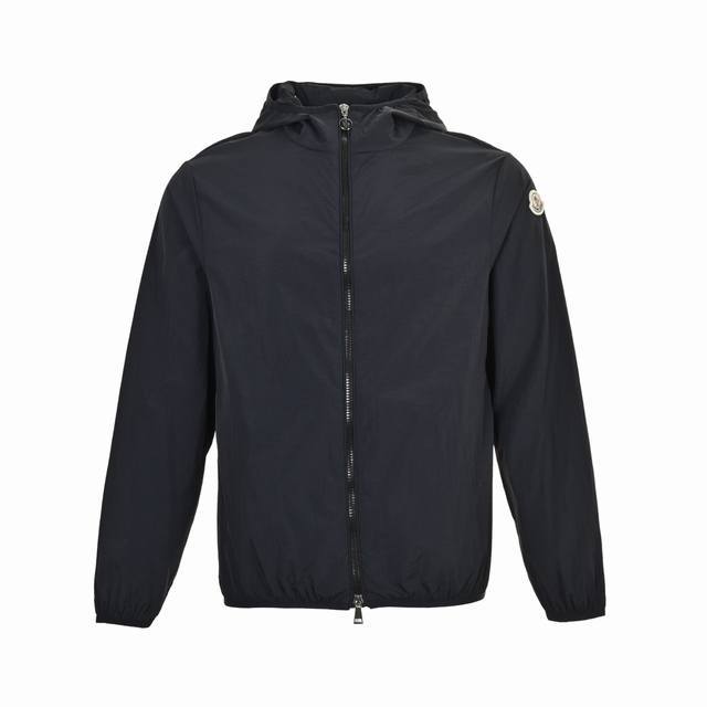 moncler 蒙口 防晒服外套 短款外套宽松休闲百搭洋气上衣防晒衣 尼龙起皱高光外套 短款高端轻松拿捏 一穿一个显贵显潮 size:1-3