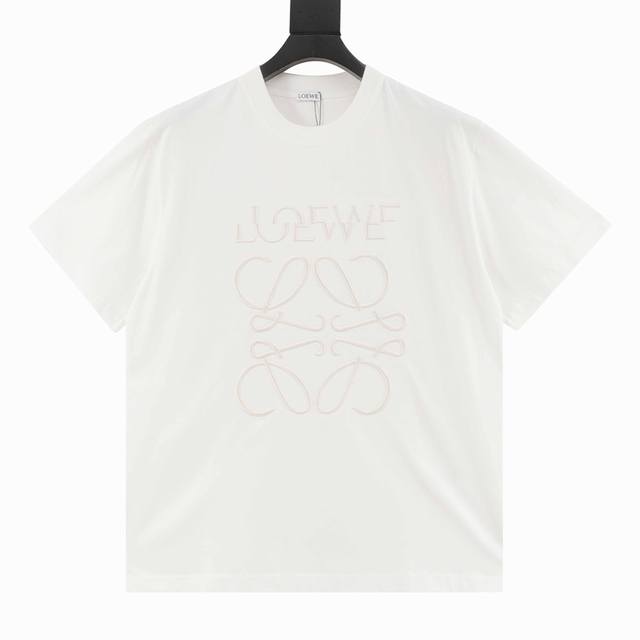 loewe 罗意威 经典款 错位Logo立体刺绣短袖 size:Xs-Xl
