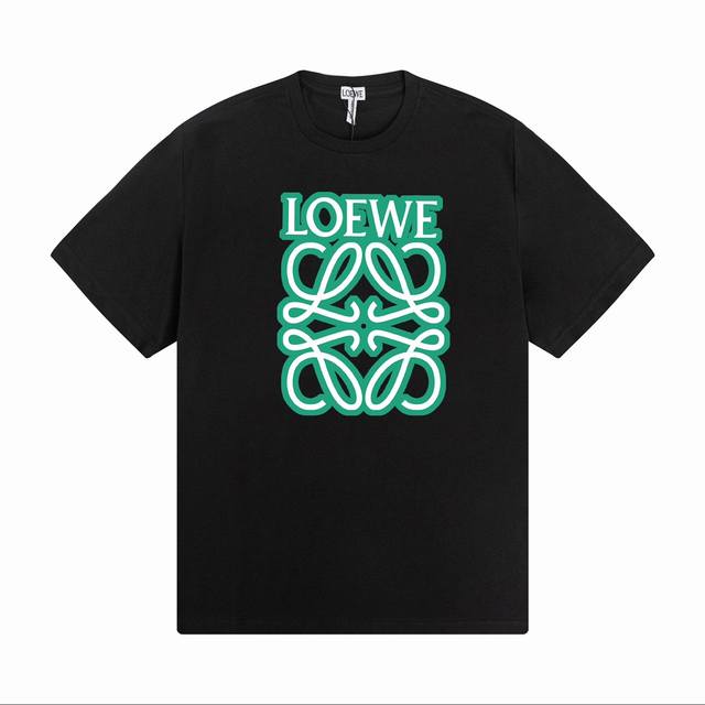 Loewe 罗意威新款彩色字母短袖 卡通印花轻松夺目 上身超有质感不挑人 重磅棉质轻柔 软弹 透气的客供定制面料 手感细腻软顺厚实 耐洗不变形 耐磨不起球 不刺