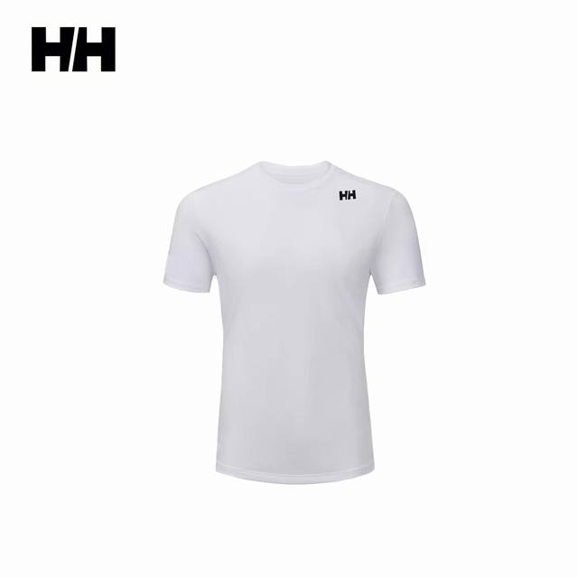 ellyhansen Hh 海丽汉森 25Ss 速干冲孔短袖T恤 轻柔 软弹 速干 透气 防晒 防臭 炫酷工艺 结合面料自带的网眼结构 速干轻薄材质 让衣服整体