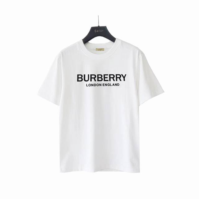实拍细节图+细节图 burberry 巴宝莉 胸前之母Logo印花短袖T恤 原版面料 官方同款 定制260克同缸染面料 春夏最新砖柜同步 时尚又个性 超级百搭好