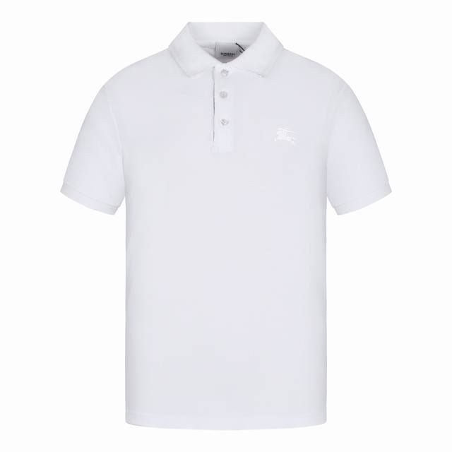 burberry 巴宝莉 25Ss 战马徽标刺绣polo短袖 原版购入 定制200G珠地面料 选用棉质珠地网眼布打造 进口绣花机战马标识绣花 领口 袖口定制螺纹