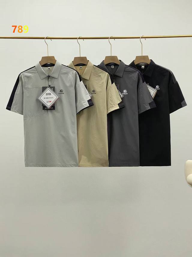 凯乐石Kallas 25年夏季新品男士翻领速干吸湿运动抗菌polo衫 立体切割剪裁 经典polo领三粒扣开襟 工装风设计 打破常规翻领 穿出不一样的感觉 特定凉