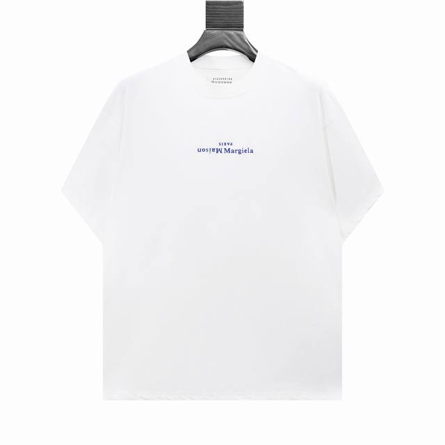 高版本Maisonmargiela 马吉拉 反印字母印花短袖 男女同款 满满的高级感 性价比超高 手感超级柔软 细腻 柔软和不起球且不变形 G纯棉品质 后领标志