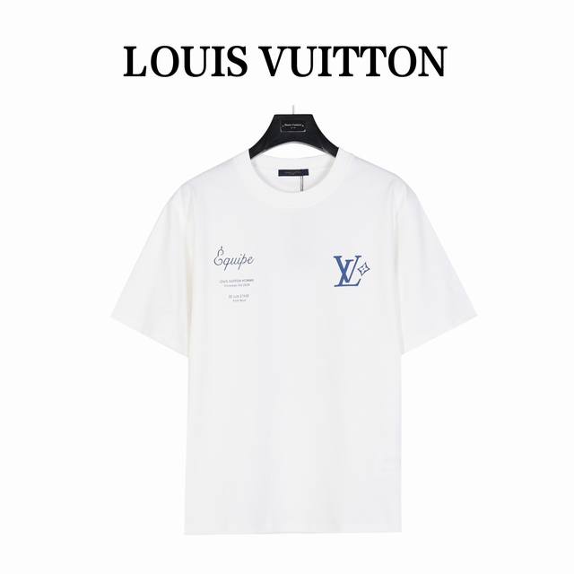 louis Vuitton 路易威登 菲董首秀限定印花短袖T恤 采用40支克重260G纯棉精梳面料 搭配20S双纱2X2螺纹 上身效果超飒超惊艳 细节处理到位