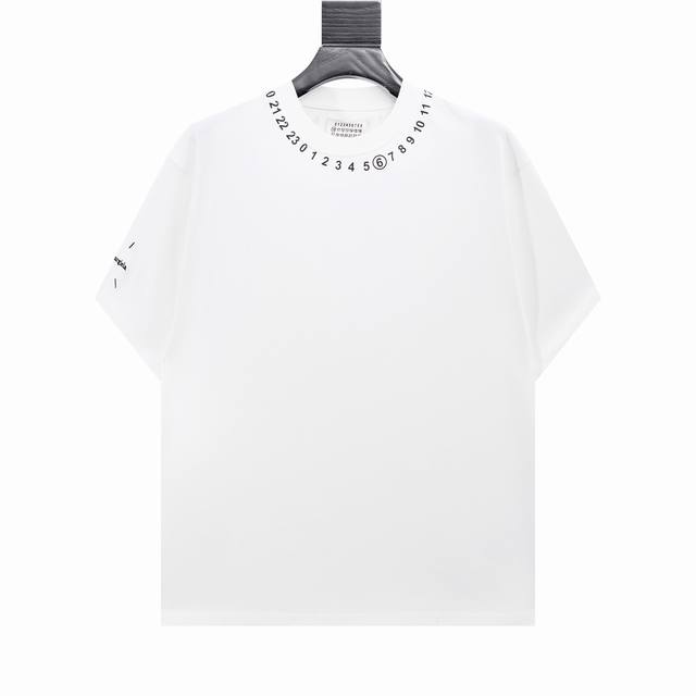 高版本Maisonmargiela 马吉拉 Mm6数字印花短袖 男女同款 满满的高级感 性价比超高 手感超级柔软 细腻 柔软和不起球且不变形 G纯棉品质 后领标