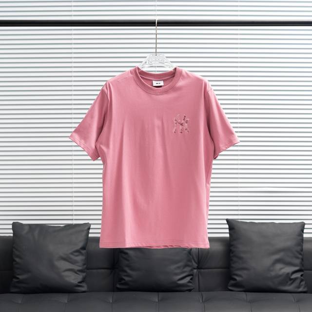 工厂p直供 mlb丨洋基队0953做旧牛仔印花短袖T恤 尺码 S-Xxl 配色 黑色 白色 粉色