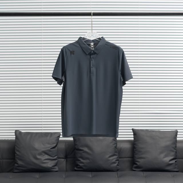工厂p直供 descente丨迪桑特冰丝速干polo衫T恤 尺码 M-5Xl 配色 黑色 白色 灰色