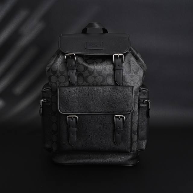 coach蔻驰Ch Sprint Backpack 经典磁吸扣双肩包背包 #原单高版本 可放15-16寸笔记本电脑 经典磁吸扣 方便开合容量大 size 29*