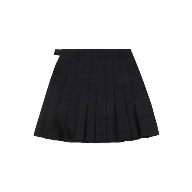 thom Browne Tb 高腰A字伞裙 配什么都是超级协调好看的 定制圆头三色拉链 前短后长设计 每一个百褶摆都是经过车工加工定型的 所以完全不用担心散摆或