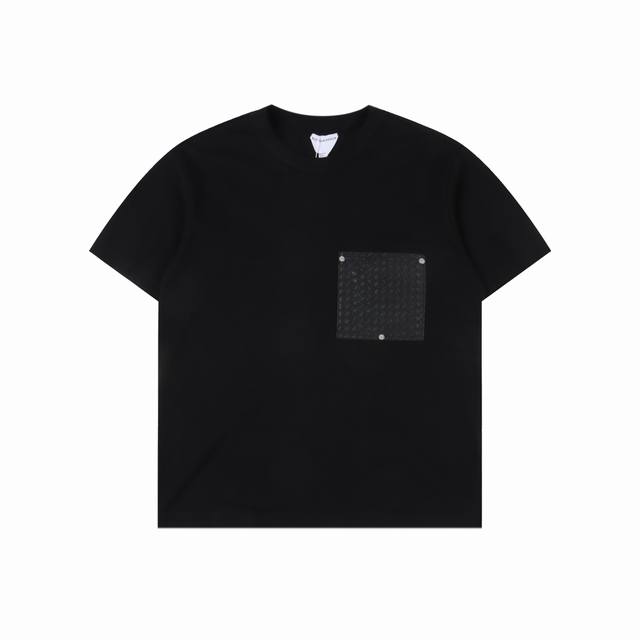 bottega Veneta 葆蝶家 Bv 25Ss 贴皮编织口袋短袖T恤 采用重磅20S纯棉面料 克重 搭配21S+70D拉架1 1螺纹 300G 对色定染螺