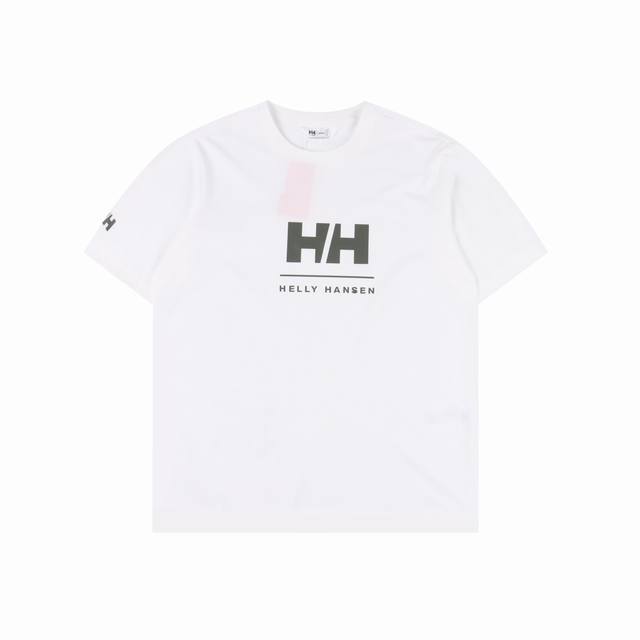 hellyhansen Hh海丽汉森 双H字母短袖T恤 原版客供定制棉料 超强功能性黑科技 抗菌免烫吸湿速干抗静电 抗起球 3D立体裁剪版型 基础百搭 面料触感
