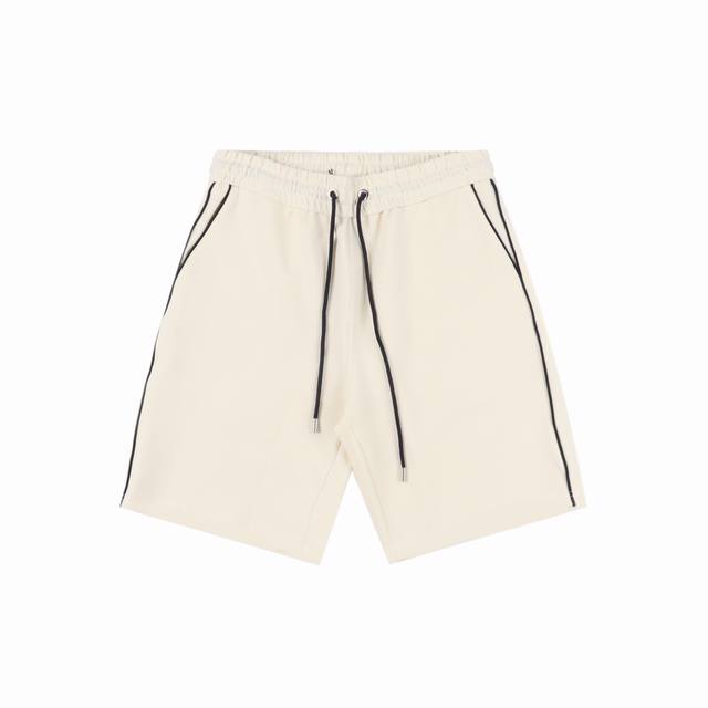 gucci 古驰 25Ss 侧边线条1921双G刺绣短裤 2025Ss新款针织短裤 定制面料采用威化布织法 超高端针织工艺 版型紧致立体 定制裤绳五金质感强 顺