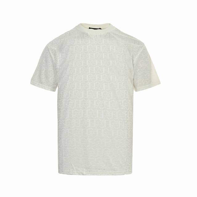 fendi 芬迪 25Ss 冰丝暗纹全幅双F提花短袖 原版开模 定制高级冰丝提花面料 材料做工细节均与专柜一致 虽然是全身满印提花 但是每一个Ff字都是定位 每