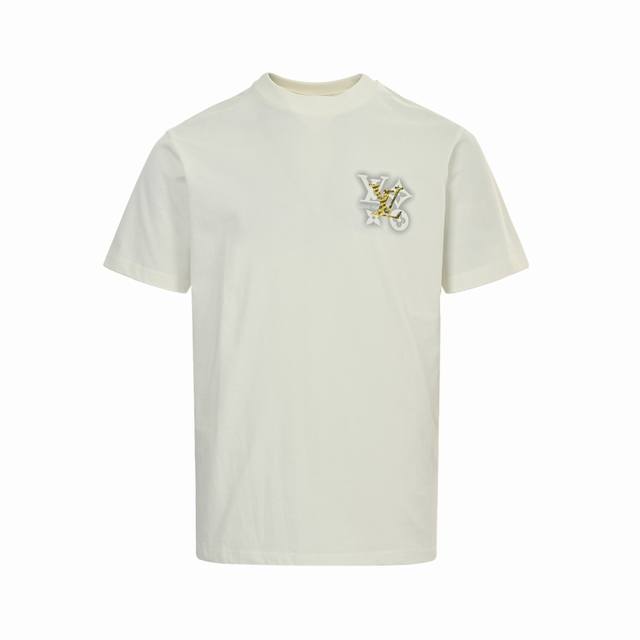 louis Vuitton 路易威登 25Ss 前后印花短袖 材质:采用高版本280G双纱精梳棉 面料洗水 不缩水 手感软糯 上身舒服 工艺 采用进口颜料 前后