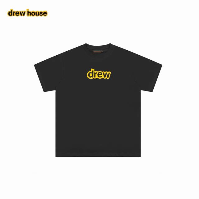 drew House 笑脸 24Ss经典字母Logo短袖 每个款的水洗麦编码 主麦 包装编码 均与原版相同 一版一码 正确版型 和原版一致 非市场跑量版型 最大