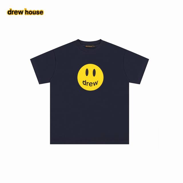 drew House 笑脸 24Ss 经典笑脸短袖 每个款的水洗麦编码 主麦 包装编码 均与原版相同 一版一码 正确版型 和原版一致 非市场跑量版型 最大可穿2