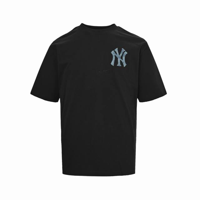 mlb 后背Ny满印Logo印花短袖 t恤 小红书热门爆款 明星网红同款穿搭 男女日常通勤穿搭必备单品 高品质260克高克重双纱面料 亲肤透气不起球 印花采用进
