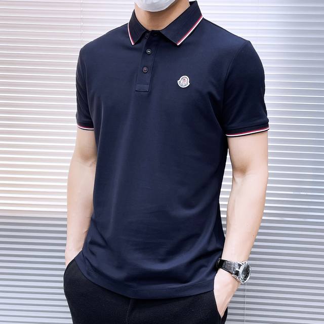 新品上市 蒙口 Ss夏季新款字母Logo男士翻领polo衫 经典商务男款 高端男装的天花板级别的商务男款 简约时尚大气不失优雅 单穿内搭体面过人 品质控 细节控