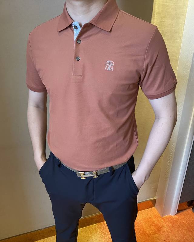 Bc 2025Ss夏季新款字母Logo男士翻领polo衫 经典商务男款 高端男装的天花板级别的商务男款 简约时尚大气不失优雅 单穿内搭体面过人 品质控 细节控的