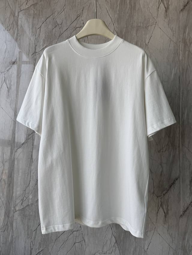 驴家新款 白色纯棉短袖T恤 前面净版背部重工艺烫钻Logo S-Xl
