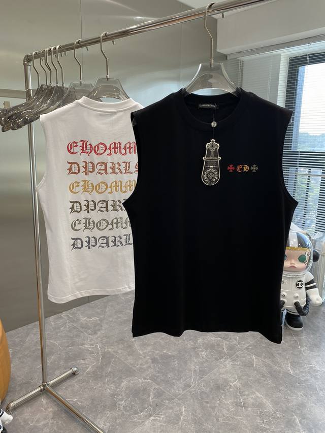 克家 春夏新款圆领背心 专柜同步 高端品质 独家定制面料 高端T系列 品牌最新元素Logo重工设计 进口 支的高品棉 5D视觉 定制螺纹Logo高品印花工艺 时