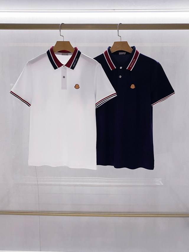 新品 M家族高端男士翻领polo衫 贸易公司渠道货 白金级品相 25年春夏新品 欧洲区域限定系列 独家爆款售卖 极符合M家美学基调的一款polo衫 造型设计画风