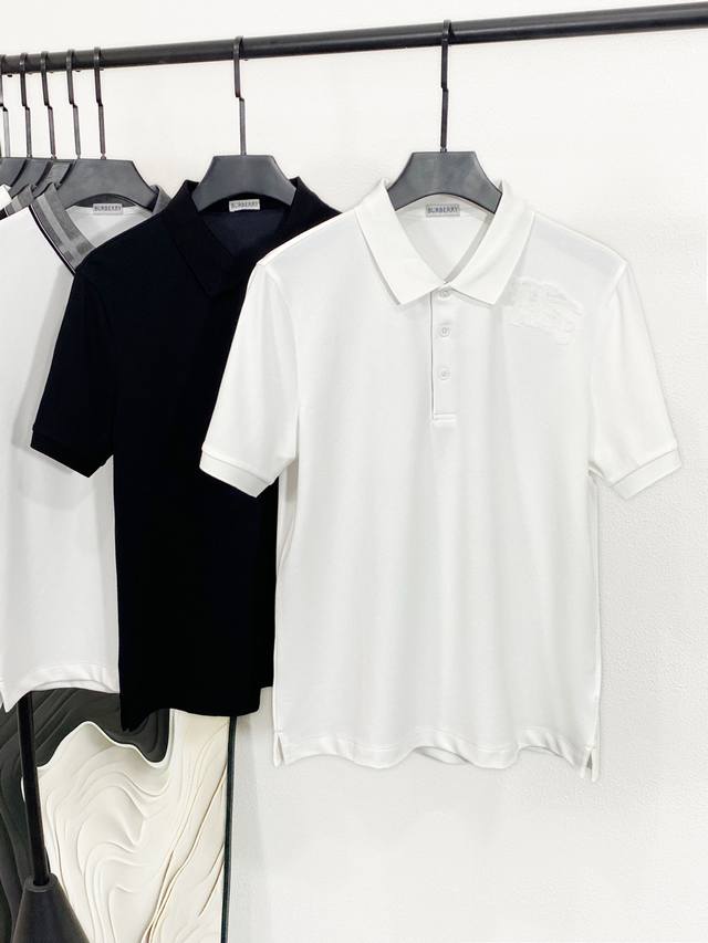新品 Bur格纹世家男士时装款精细珠地棉短袖polo衫 贸易公司洋行货 高端葡萄牙原厂代工出品 纯正血统品质 25年春夏新品 高颜值热卖单品 极符合格纹家美学基