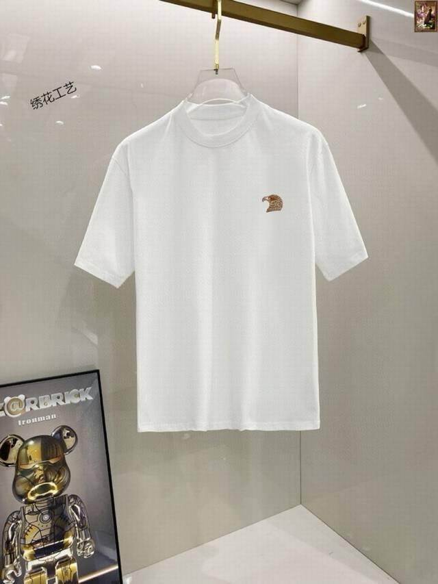 史蒂芬 2025夏季新款 高端定制面料短袖T 全球顶级男装 简约时尚 从容百搭 大气优雅 极度舒适体验 高端面料 色泽鲜艳 极致顺滑触感 细腻不易起皱 奢华高贵