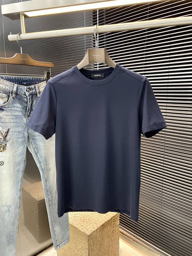 ZPZegna- 杰尼亚 系列 Vip高级定制 2025春夏季新款短袖 百搭款式 任何人都可以轻松驾驭 面料全订制 高定一等品棉面料 面料手感柔软 上身舒适柔软