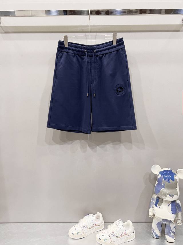 burberry 巴宝莉 纯棉毛圈牛肚面料短裤 品牌麦穗战马字母Logo刺绣工艺标识 官方同步 高版本 高品质 时尚个性 百搭潮流 纯原品质 原版面料 吊牌 领