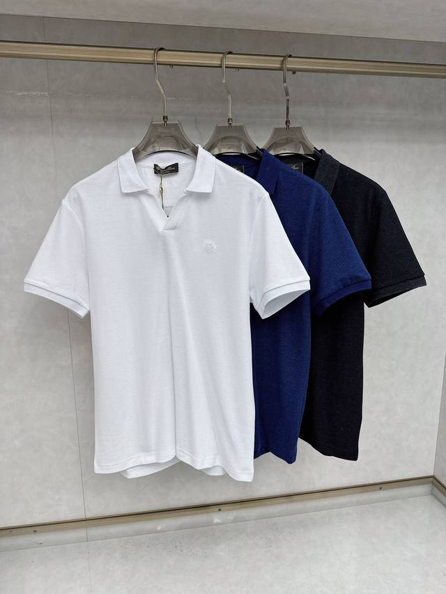 Lp2540Ss春夏最新款短袖polo 手感柔软 穿着舒适 做工精细.上身效果无敌帅气 码数 M-3Xl