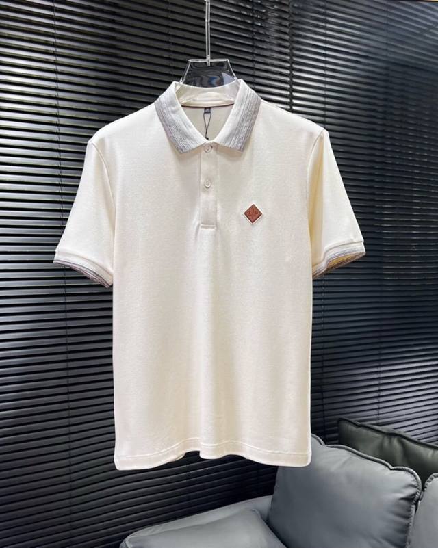 Loro piana 诺悠翩雅Lp2580夏季新品爆款短袖翻领T恤polo衫 3色齐发 釆用莫代尔棉 氨纶组成 棉质具有良好的吸湿排汗性 穿着使皮肤干爽不闷热