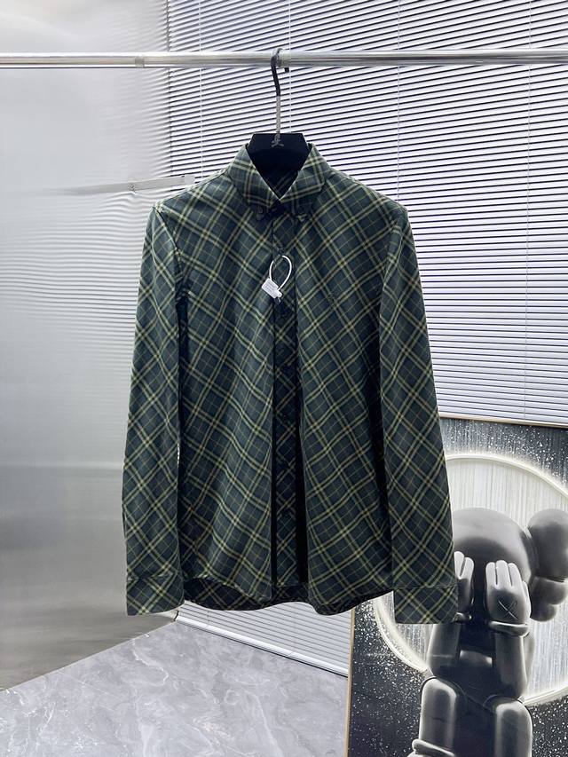 Cheny 巴宝莉 Burberry 2025Ss新款长袖 衬衫 衬衣 高端版本 专柜定制面料 透气舒适度高 细节无可挑剔 品牌元素设计理念 体现高品质 手感细