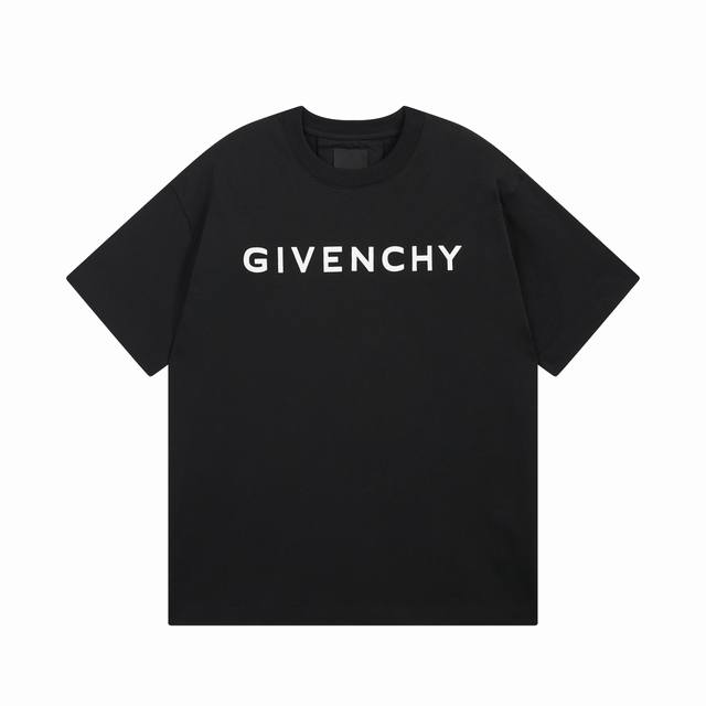细节图 顶级版本 #Givenchy#纪梵希.25Ss.经典字母印花短袖T恤 面料采用定制Giv全棉双纱面料 克重260G 手感松软细腻扎实 舒适透气不易变形