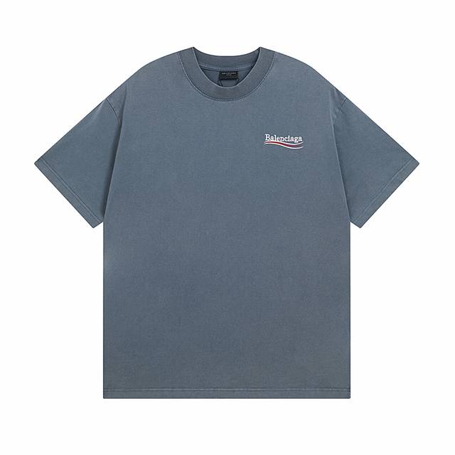 细节图 顶级版本.官网品质 #Balenciga巴黎##巴黎25Ss可乐印花水洗做旧短袖#官方原版一比一完美复刻 面料采用260G巴黎专用双纱高克重1比1双纱罗