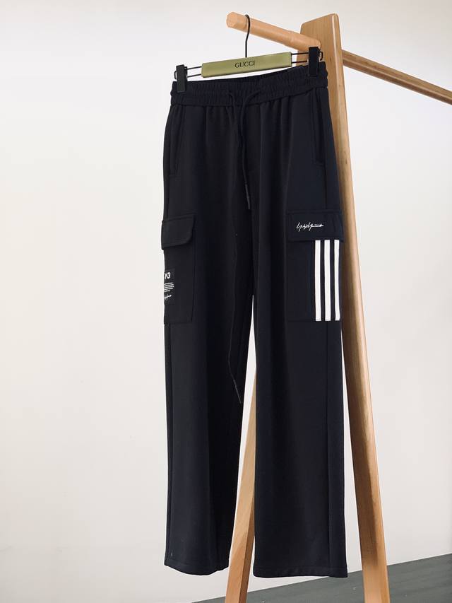 y-3 山本耀司 2025Ss早春新品 工装抽绳机能休闲裤 时尚系列 独特拼料设计 抽绳休闲短裤 订纱开始订染和订纺 国内某大厂出口日本 和供应几大顶级品牌的面