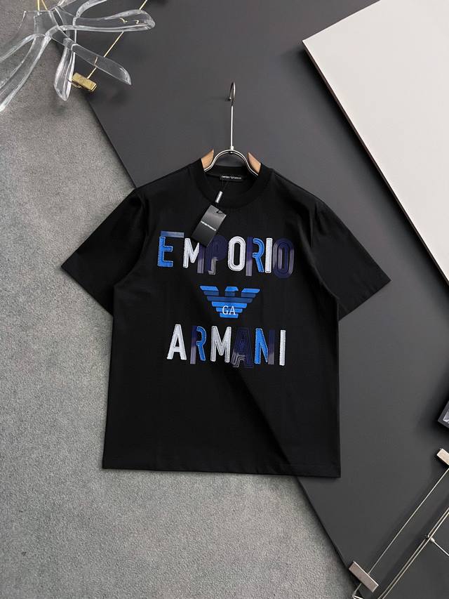 2025独家 新品 Arman*爆款 美国杜邦公司所罗纳面料黑科技 爆款现货春夏短袖 简约基础衣橱神器 休闲百搭必备款 做工走线质感一流 两色推荐 修身版型 码