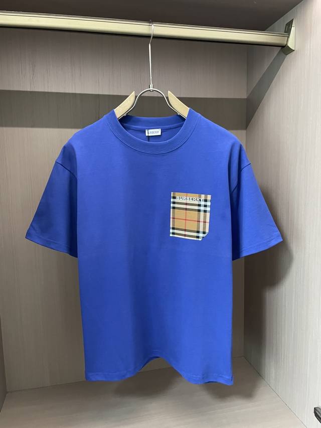 bur 2025春夏新品 优选特定原版开发双股精棉平纹面料 上身挺阔舒适度佳 外穿内搭随意搭配 男女同款夏日必备 3尺码S-Xl