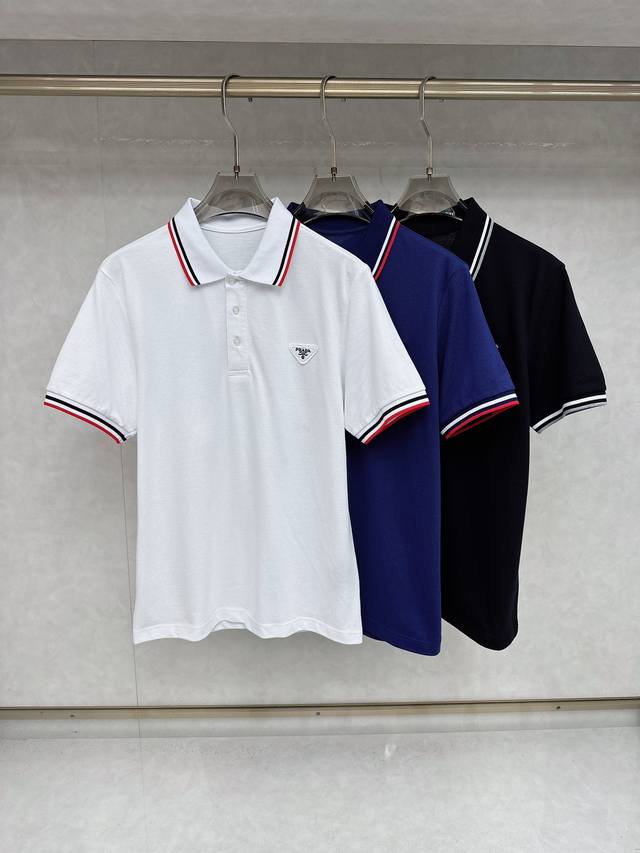 普拉达 2025Ss最顶级版本新春polo 顶级休闲风 专柜有售 顶级品质 耐穿又舒适 码数M-3Xl