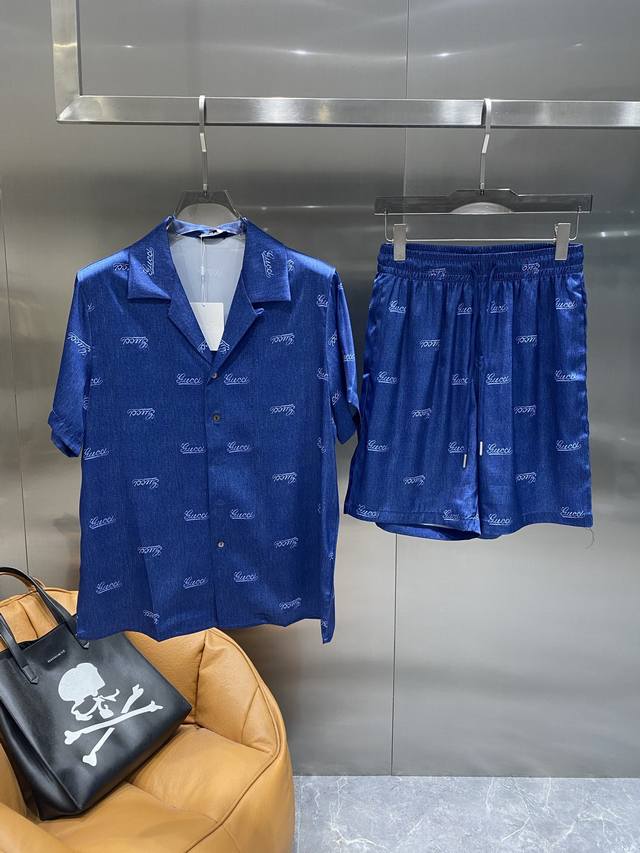 古家 休闲睡衣套装 高订天绸丝面料升级工艺升级 家居服 高定俄罗丝面料亲肤轻柔舒适 家居必备 真丝产品切勿机洗 建议 手洗或者洗衣袋洗 码数 M-3Xl 隔天